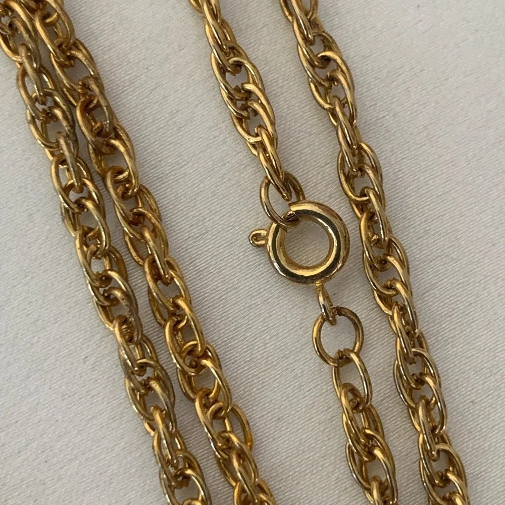 ESPO Fleur de Lis Sterling Silver 925 CZ Vintage Necklace - Picture 6 of 8